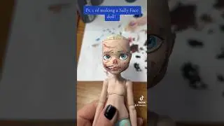 Pt 1 of making Sally Face doll / I&rsquo;ll make his mask in part 2 #art #sallyface #horrorgame