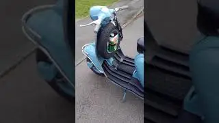 Lambretta Li 150 1965 import , tick over .