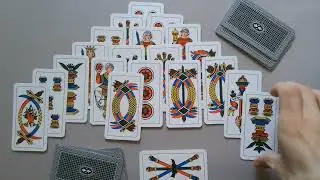 PIRAMIDE SCOPERTA con le carte BERGAMASCHE