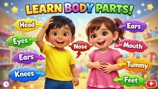 My Happy Body Dance 🕺💃 | Learn Body Parts for Kids | Fun Action Song
