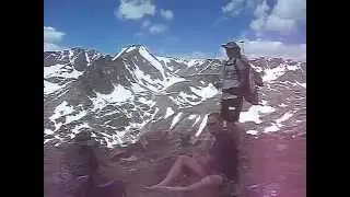 Kris's View on Sundance Pass in the Beartooth Mountains