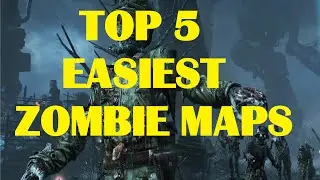 Top 5 EASIEST Zombie Maps In COD Zombies History! | Brand new series - Top 5 Tuesdays! (#1)