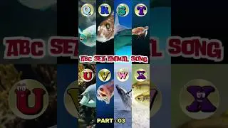 🐠Abc Sea Animals Song😱 #music #love #beach #nurseryrhymes #shorts #short #shortsfeed #shortsfeeds