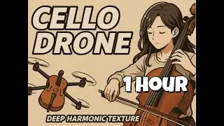 Cello Drone &ndash; Deep Harmonic Texture (1 Hour) | Ambient Drone for Meditation, Focus & Relaxation