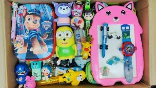Unboxing Satisfying Stationery Collection 📚 Writing Board, E-Slate, Minious Sharpener, BEN 10 Watch