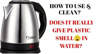 Prestige Electric Kettle Demo, Cleaning & Review| Can we Put Tea? Boil Milk? Electric Kettle Review