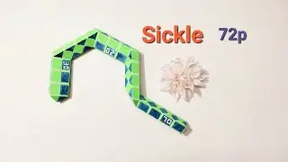 Magic Ruler or Rubik's Transformable Snake 72 pieces - Sickle