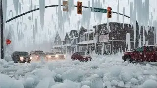 🔴 LIVE CAM : Extreme Weather News in France | Massive Hail Storm hits Gap | Orage Grele Gap