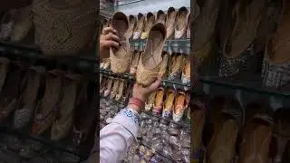 Urbanicindia mojari making genuine Leather and embroidery #urbanicindia