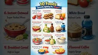 These Foods Spike Blood Sugar Worse Than Candy #diabetesawareness #nutrition #shorts
