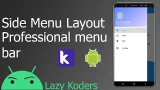 Kodular Tutorial: Side menu layout - professional side menu (AIA + APK Files)