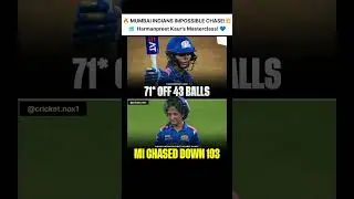 🔥HARMANPREET KAUR UNLEASHED! 71 (43) Destroys Gujarat Giants! 💥 #cricketshorts #cricket#wpl#rcb#csk