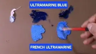 French Ultramarine vs. Ultramarine Blue | Color Comparison | Both PB29 Pigments