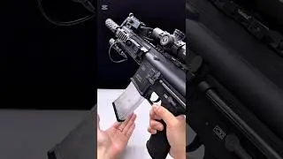 HK416C+Smoke Silencer. Who's needs this ?#toys #gelblasters #airsoft #viral