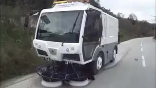 Cleanvac Street Washing Vehicle