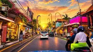 Bali Drive Kuta to Ubud | Goa Gajah & Jalan Raya Ubud | Scenic Indonesia Travel 【4K】