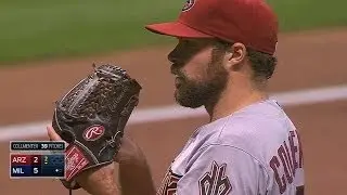 ARI@MIL: Collmenter strikes out three in solid start