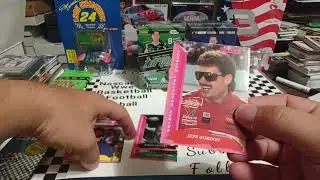Flashback Friday 1993 Traks two pack rip Jeff Gordon cup rookie year card and other stars.