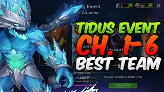 Best Teams for Tidus Adventure (Ch.1-6) Surging Torrent Guide | Hero Wars