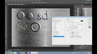 photoshopta metal yüzeye kabartma efekti uygulama ders:1