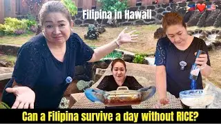 Can a Filipina survive a day without Rice? Filipina Life in Hawaii, Morning to Afternoon 