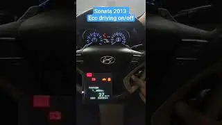 Sonata 2013 eco driving on/off #sonata #ecodrive #gdi