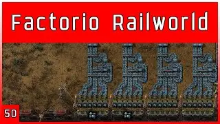 Factorio 0.17.79 Railworld Ep.50 | Clusterio Preparation 1:100 Scale | Engines Setup