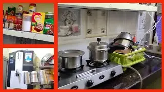 Kitchen Tour l Indian Kitchen Tour lNon Modular Kitchen Tour l Small Kitchen l Kitchen Organization