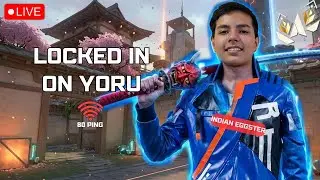 🔴LOCKED IN FOR RADIANT | YORU ONLY SG | VALORANT INDIA LIVE #valorant