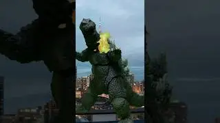 Godzilla in Toronto #stopmotion #godzilla #thunderbirds #canada #toronto