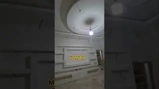 pop ceiling, pop wall tv unit and wall skimming work in a building in Ghana 🇬🇭  #mosespopman