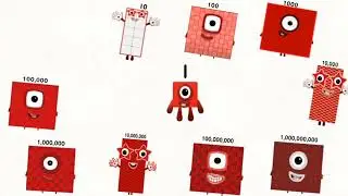 Numberblocks million dance to the beat of the music best compilation 1