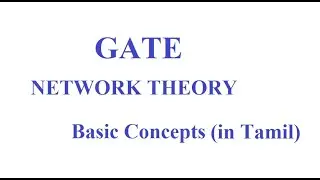 Network Theory | GATE ECE | Tamil