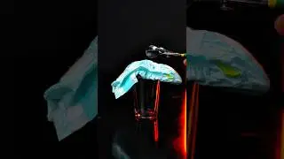 1000&deg;C Hot Ball vs Baby DIAPER: Melt or Pluff?! 🔥🍼 #experiment #satisfying #shorts  #shortvideo