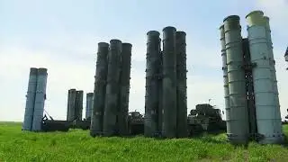 The work of the crews of the Russian S-300PM2 Favorit anti-aircraft missile system during a SMO