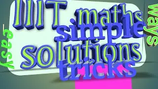 IIIT MATHS SOLUTIONS poly cet maths solutions DSC maths solutions TET maths solutions