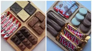Filling platter with Sweets ASMR Unboxing