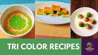 3 Easy Tricolor Food Recipes | Tri Color Recipes | Independence Day Special Recipes
