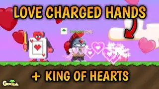 Growtopia - Love Charged Hands & King Of Hearts Review