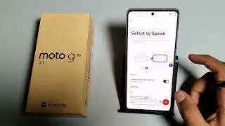 Motorola me select to speak Kya Hai,How to enable select to speak shortcut in Moto G85 5G