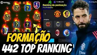 COMO MONTAR O TIME PERFEITO NA FORMAÇÃO 442 A TÁTICA DOS PRO PLAYERS no efootball 2025 mobile