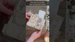 SHABBY ROSE🩷NO-SEW JOURNAL +FREEBIE | My Porch Prints Junk Journal Ideas