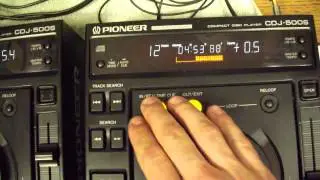 Pioneer Cdj 500s' ....Gomb&oacute;c &eacute;s Pic&uacute;r Teszt