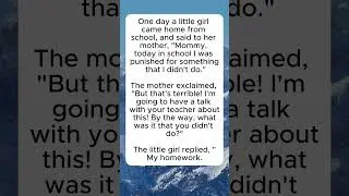 Homework Excuse #SchoolHumor #ParentingJokes #TeacherProblems #InnocentConfession