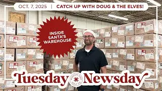 Behind the Scenes At Missouri Star's Warehouse AKA Santa's Workshop | Jenny Box Sneak Peek with Doug