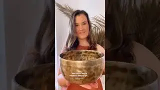 Three ways to create sound vibrations with your Tibetan Singing Bowl #shorts