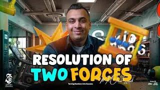 أقوى تريكات مستر عمر السعيد لحل مسائل Resolution of Two Forces | Mechanics Senior 2 | فى فيديو واحد