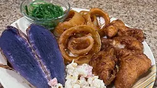 NOH Hawaiian Spicy Chicken packets-My dinner for tonight chicken drumettes with onion rings
