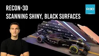 Recon 3D - Scanning Black Shiny Surfaces | 3D scanning app | 3D Scanner | CSI