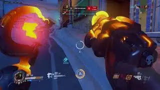 Winning 5v6 Competitive smurf account | Overwatch